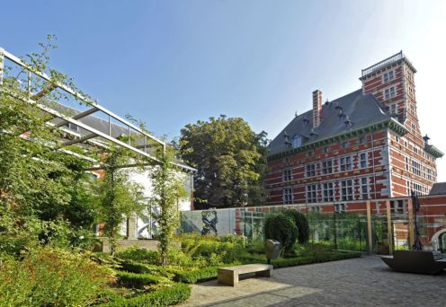 Grand Curtius: jardin et galerie vitree ©Ville de Liège